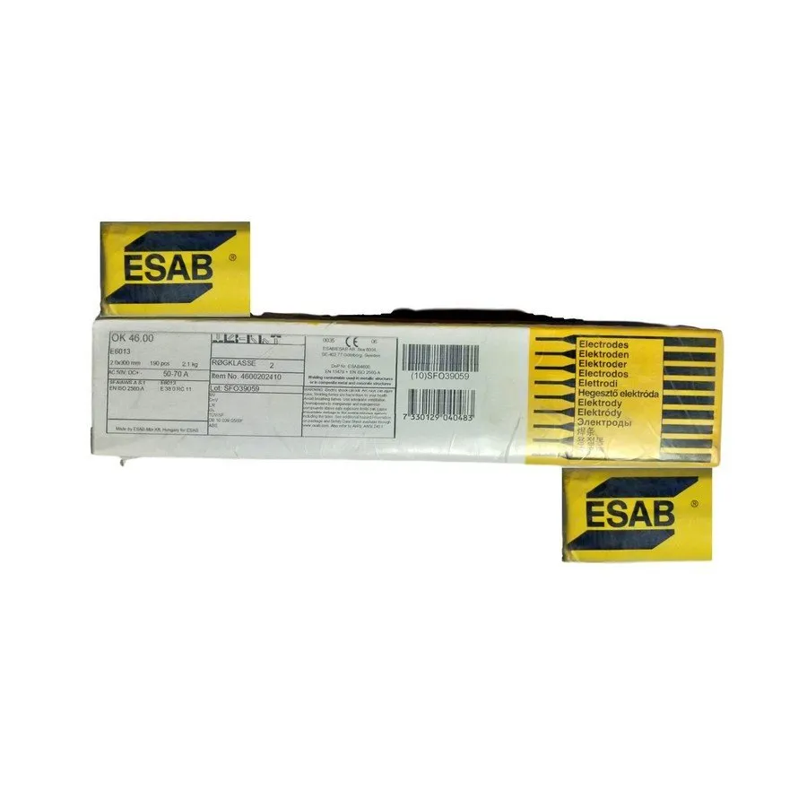 Buy OK 46 2.0X300 MM ESAB E6013 ELECTRODE (190 PCS. APPROX. 2.1