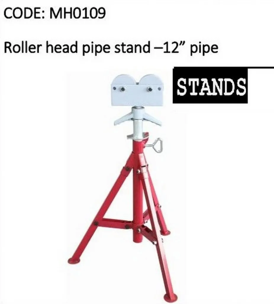 Buy MH0109 ROLLER HEAD PIPE STAND 12" PIPE Online Dubai, UAE